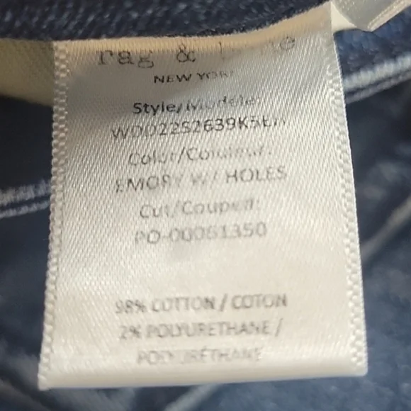 RAG AND BONE Nina High Rise Ankle Skinny Size 31 - Picture 6 of 16